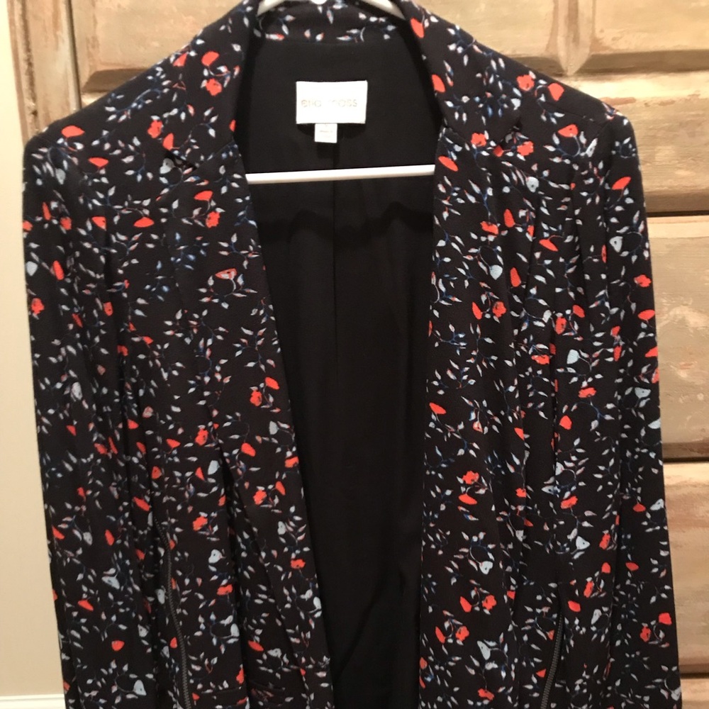 Floral Ella Moss Blazer/Jacket Size Medium